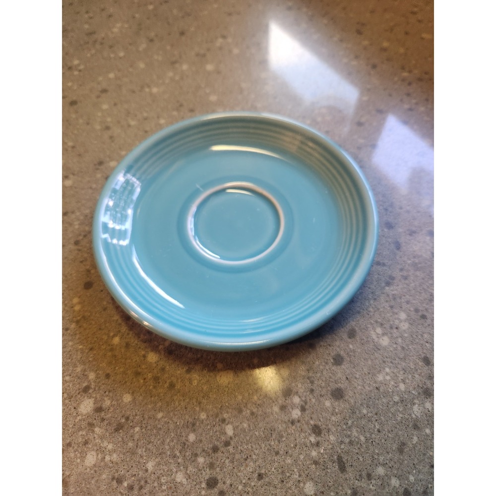 VTG Fiesta Ware Tea Saucer Blue